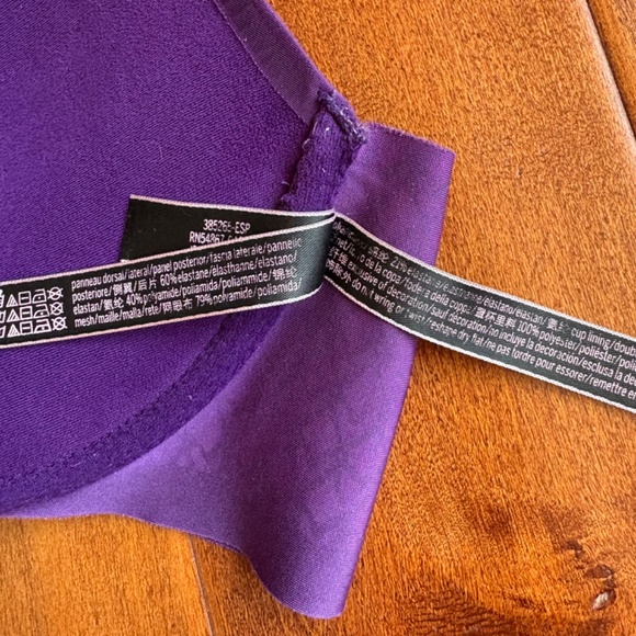 Victoria's Secret Push-Up Demi Bra 36D Racerack Purple - Picture 7 of 10